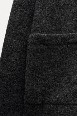 Outlet JERSEY PUNTO LISO BOLSILLOS PLASTRÓN Mujer Cárdigan / Jerséis|Punto