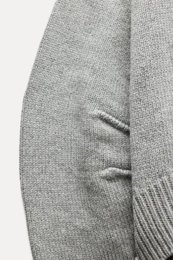 Outlet JERSEY PUNTO MANGA PLIEGUES Mujer Cárdigan / Jerséis|Punto