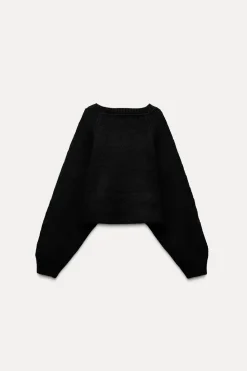 Outlet JERSEY PUNTO MANGAS BOLAS Mujer Cárdigan / Jerséis|Punto