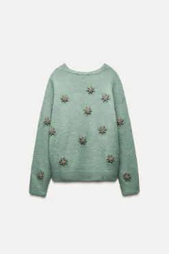 Clearance JERSEY PUNTO PEDRERÍA CON ALPACA Mujer Cárdigan / Jerséis|Punto