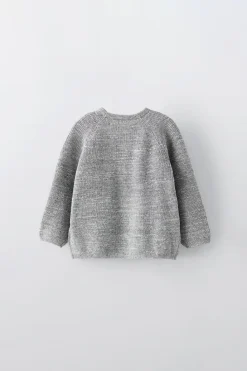 Niños ZARA 6 - 18 Meses·Conjuntos|6 - 18 Meses·Punto<JERSEY PUNTO PERLADO