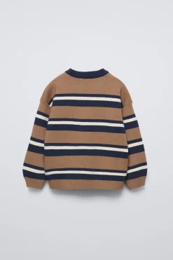 Niños ZARA 1½ - 6 Años·Punto|6 - 18 Meses·Punto<JERSEY PUNTO RAYAS RELIEVE