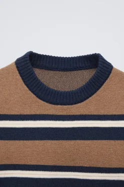 Niños ZARA 1½ - 6 Años·Punto|6 - 18 Meses·Punto<JERSEY PUNTO RAYAS RELIEVE