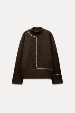 Hot JERSEY PUNTO VIVOS CONTRASTE Mujer Cárdigan / Jerséis|Punto