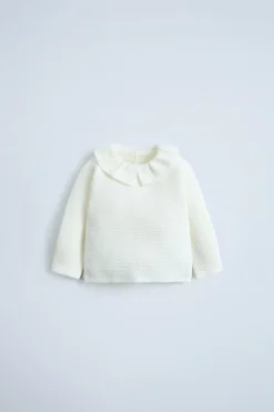 Niños ZARA 0 - 6 Meses·Punto|0 - 6 Meses·Básicos<JERSEY PUNTO VOLANTE