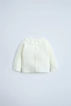 Niños ZARA 0 - 6 Meses·Punto|0 - 6 Meses·Básicos<JERSEY PUNTO VOLANTE