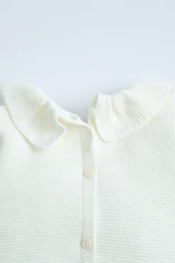 Niños ZARA 0 - 6 Meses·Punto|0 - 6 Meses·Básicos<JERSEY PUNTO VOLANTE