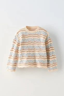 Niños ZARA 1½ - 6 Años·Punto|6 - 18 Meses·Punto<JERSEY RAYAS BRILLO