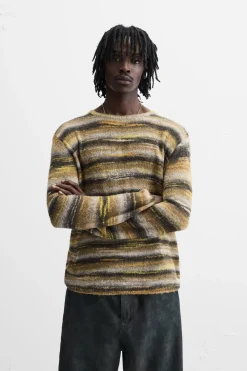 Fashion JERSEY RAYAS IRREGULARES Hombre Jerséis / Chaquetas