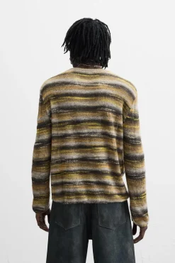 Fashion JERSEY RAYAS IRREGULARES Hombre Jerséis / Chaquetas