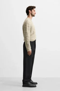 New JERSEY RAYAS IRREGULARES Hombre Jerséis / Chaquetas