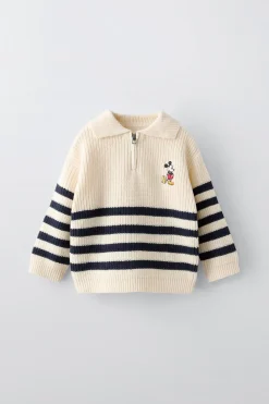 Niños ZARA 1½ - 6 Años·Punto|1½ - 6 Años·Licencias<JERSEY RAYAS MICKEY MOUSE © DISNEY