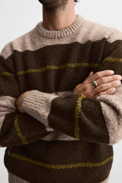 Best JERSEY RAYAS TEXTURA BOUCLÉ Hombre Jerséis / Chaquetas