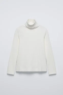 Niños ZARA 6 - 14 Años·Camisetas<JERSEY RIB CUELLO VUELTO