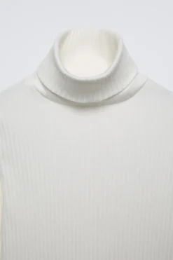 Niños ZARA 6 - 14 Años·Camisetas<JERSEY RIB CUELLO VUELTO