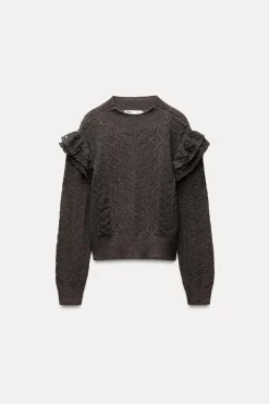 Best JERSEY ROMÁNTICO PUNTO Mujer Cárdigan / Jerséis|Punto