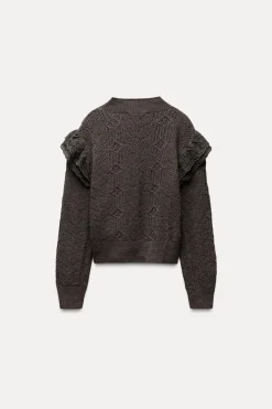 Best JERSEY ROMÁNTICO PUNTO Mujer Cárdigan / Jerséis|Punto