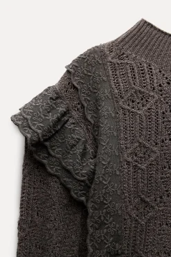 Best JERSEY ROMÁNTICO PUNTO Mujer Cárdigan / Jerséis|Punto