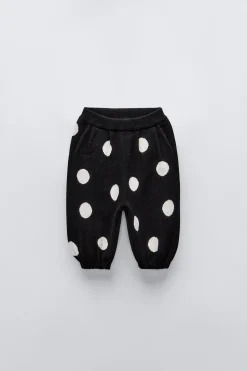 Niños ZARA 6 - 18 Meses·Conjuntos|6 - 18 Meses·Punto<JOGGER PUNTO TOPOS