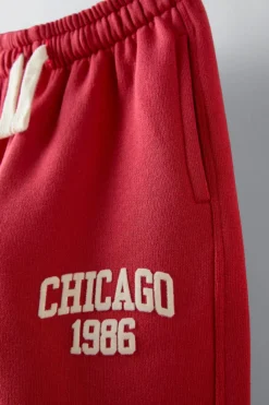 Niños ZARA 1½ - 6 Años·Pantalones|1½ - 6 Años·Chándal<JOGGING TEXTO FLOCK