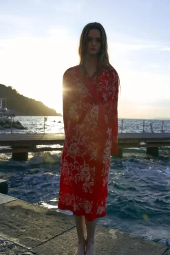 Hot KIMONO ESTAMPADO BORDADOS Mujer Chaquetas / Cazadoras