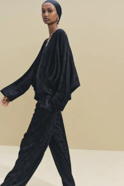 New KIMONO JACQUARD ZW COLLECTION Mujer Chaquetas / Cazadoras|Camisas / Blusas