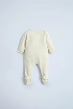 Niños ZARA 0 - 6 Meses·Punto|0 - 6 Meses·Básicos<KIMONO LARGO ALGODÓN SEDA