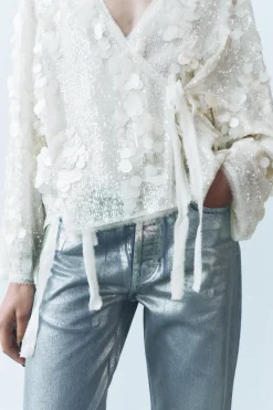 Hot KIMONO LENTEJUELAS ZW COLLECTION Mujer Chaquetas / Cazadoras