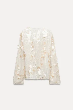 Hot KIMONO LENTEJUELAS ZW COLLECTION Mujer Chaquetas / Cazadoras