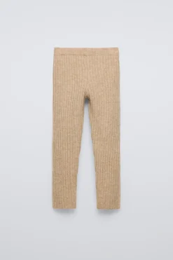 Niños ZARA 6 - 14 Años·Punto|6 - 14 Años·Pantalones<LEGGING CANALÉ TACTO SUAVE
