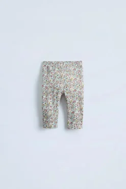 Niños ZARA 0 - 6 Meses·Leggings / Polainas|0 - 6 Meses·Homewear<LEGGING ESTAMPADO FLORECITAS