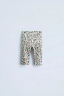 Niños ZARA 0 - 6 Meses·Leggings / Polainas|0 - 6 Meses·Homewear<LEGGING ESTAMPADO FLORECITAS