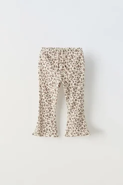 Niños ZARA 1½ - 6 Años·Pantalones|1½ - 6 Años·Leggings<LEGGING FLARE ANIMAL PRINT