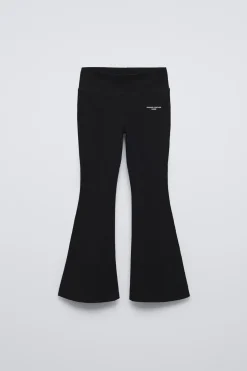 Niños ZARA 6 - 14 Años·Pantalones|6 - 14 Años·Leggings<LEGGING FLARE TEXTO