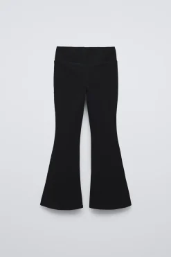 Niños ZARA 6 - 14 Años·Pantalones|6 - 14 Años·Leggings<LEGGING FLARE TEXTO