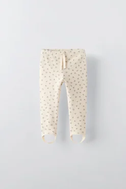 Niños ZARA 1½ - 6 Años·Pantalones|1½ - 6 Años·Leggings<LEGGING FUSEAU FLORES