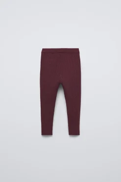 Niños ZARA 1½ - 6 Años·Punto|1½ - 6 Años·Pantalones<LEGGING PUNTO RIB