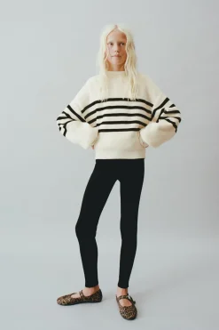 Niños ZARA 6 - 14 Años·Punto|6 - 14 Años·Pantalones<LEGGING RIB