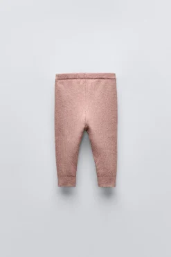 Niños ZARA 0 - 6 Meses·Punto|0 - 6 Meses·Leggings / Polainas<LEGGING RIB BOTONES