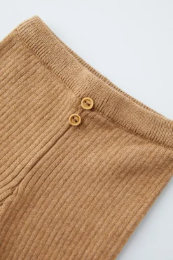 Niños ZARA 0 - 6 Meses·Punto|0 - 6 Meses·Leggings / Polainas<LEGGING RIB BOTONES