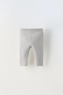 Niños ZARA 0 - 6 Meses·Punto|0 - 6 Meses·Leggings / Polainas<LEGGING RIB BOTONES