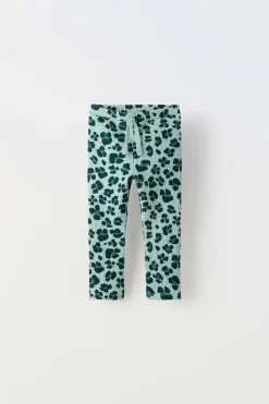 Niños ZARA 1½ - 6 Años·Pantalones|1½ - 6 Años·Leggings<LEGGING RIB ESTAMPADO