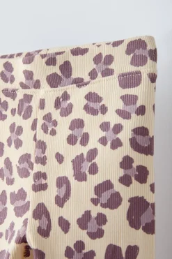 Niños ZARA 1½ - 6 Años·Pantalones|1½ - 6 Años·Leggings<LEGGING RIB ESTAMPADO