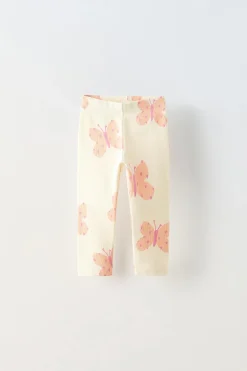 Niños ZARA 1½ - 6 Años·Pantalones|1½ - 6 Años·Leggings<LEGGING RIB ESTAMPADO