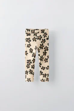 Niños ZARA 1½ - 6 Años·Pantalones|1½ - 6 Años·Leggings<LEGGING RIB ESTAMPADO