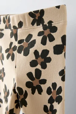 Niños ZARA 1½ - 6 Años·Pantalones|1½ - 6 Años·Leggings<LEGGING RIB ESTAMPADO