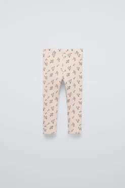 Niños ZARA 1½ - 6 Años·Pantalones|1½ - 6 Años·Leggings<LEGGING RIB ESTAMPADO