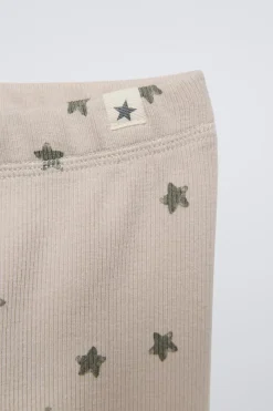 Niños ZARA 6 - 18 Meses·Pantalones / Leggings<LEGGING RIB ESTRELLAS