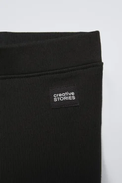 Niños ZARA 1½ - 6 Años·Pantalones|1½ - 6 Años·Leggings<LEGGING RIB ETIQUETA