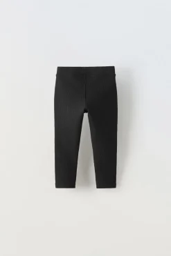 Niños ZARA 1½ - 6 Años·Pantalones|1½ - 6 Años·Leggings<LEGGING RIB ETIQUETA